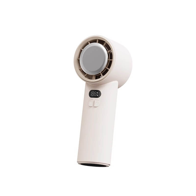 Mobie Mini Portable Handheld High-Speed Fan with 100 Speeds White