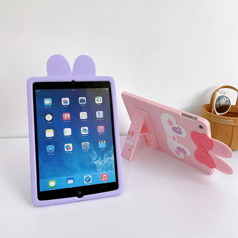 iPad Pro 11" 2020 Q Uncle Pink Bunny Silicone iPad Case