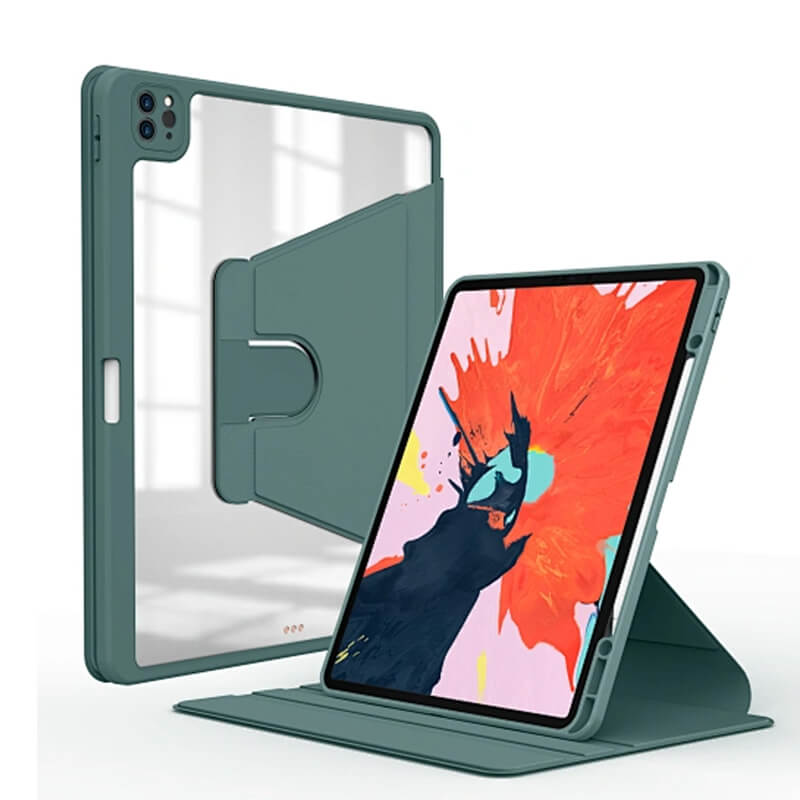 Waltz Rotative FolioTablet Case with Pen Slot Green