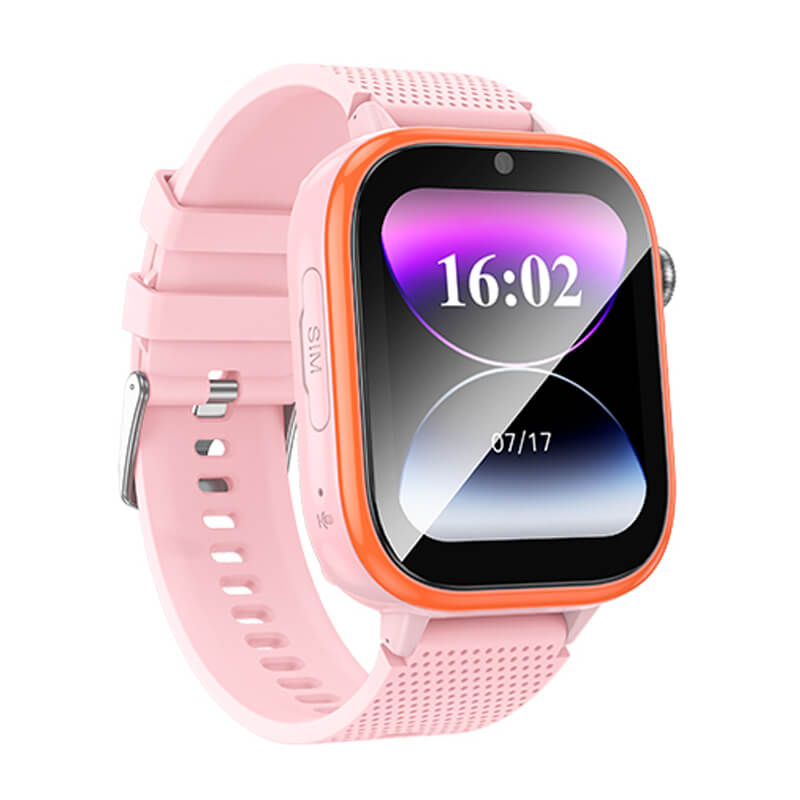 hoco. Kids Smart Watch 4G GPS Tracking Waterproof with Camera Y101 Pink