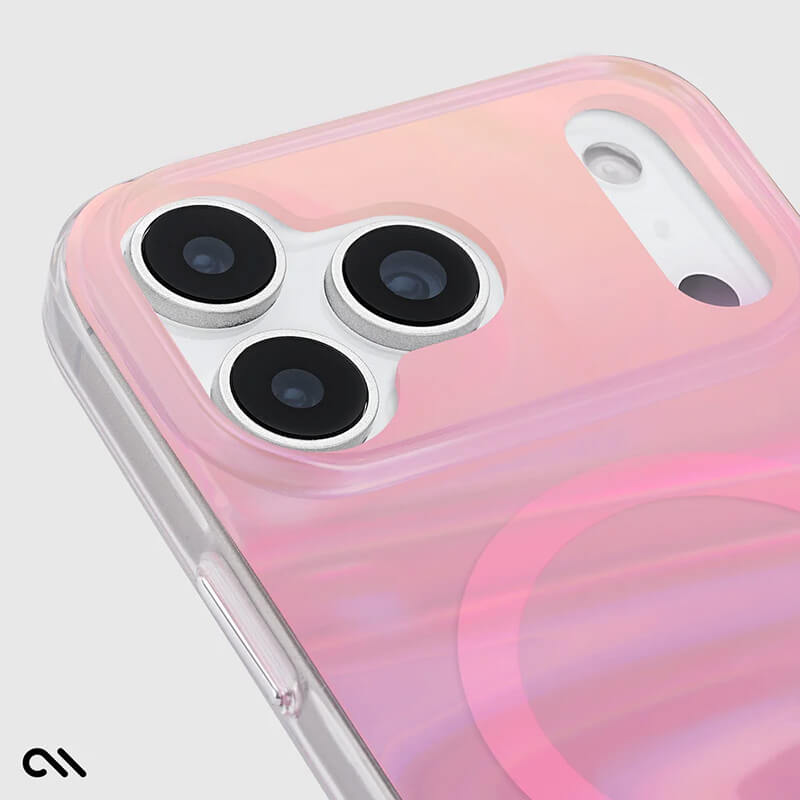 Case-Mate iPhone 17 Pro Max Peach Bubble Magsafe Case