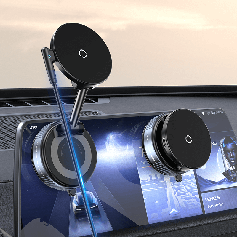 Mobie Wireless Charging 360° Adjustable Vacuum Suction Magsafe Car Stand K007S