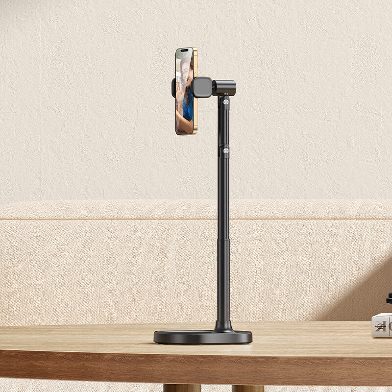 Mobie Hidden Base 360° Rotating Aluminum Alloy Desktop Phone Stand
