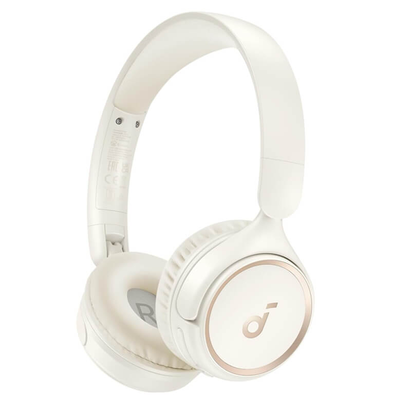 Soundcore Extended Playtime On-Ear Bluetooth Wireless Headphones 70H A3012 White