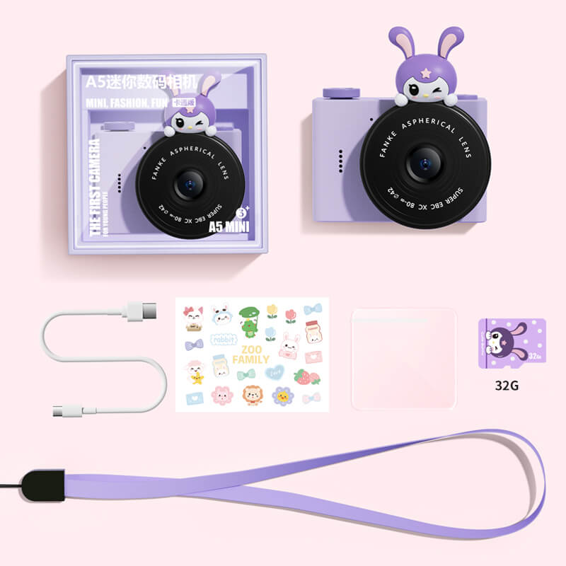 Mobie Ultra-Mini HD Children Camera with 32G SD card & Lanyard A5