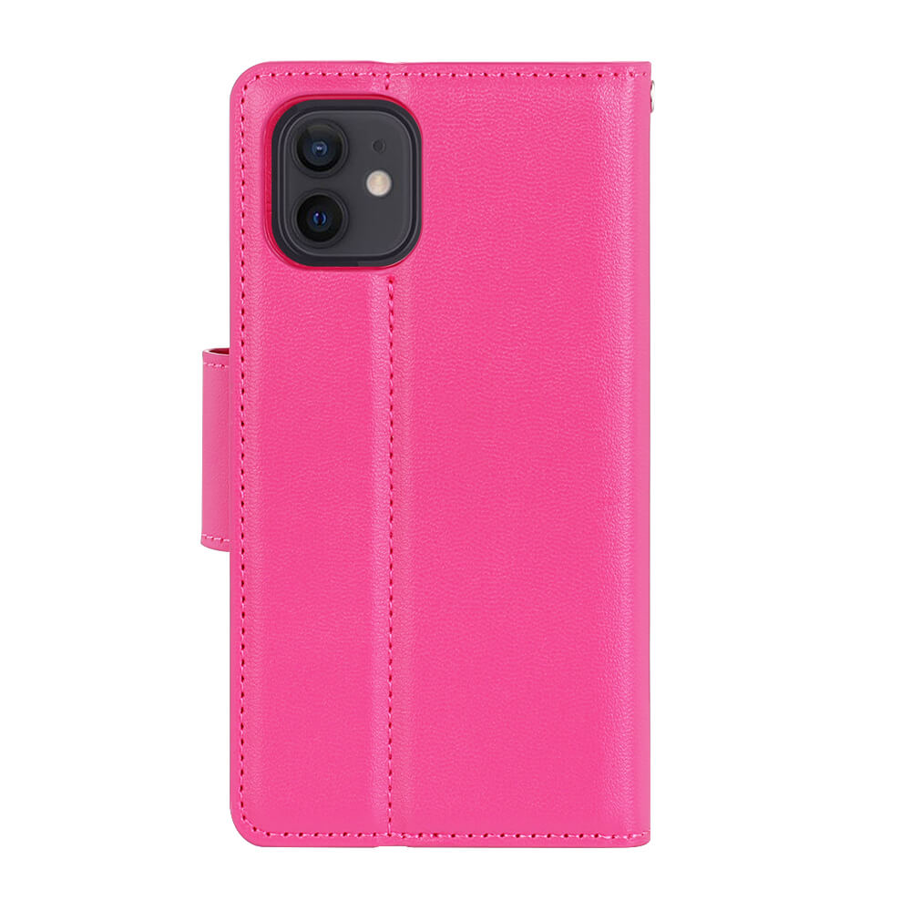 iPhone 16e Hanman Mill Series Leather Wallet Flip Case