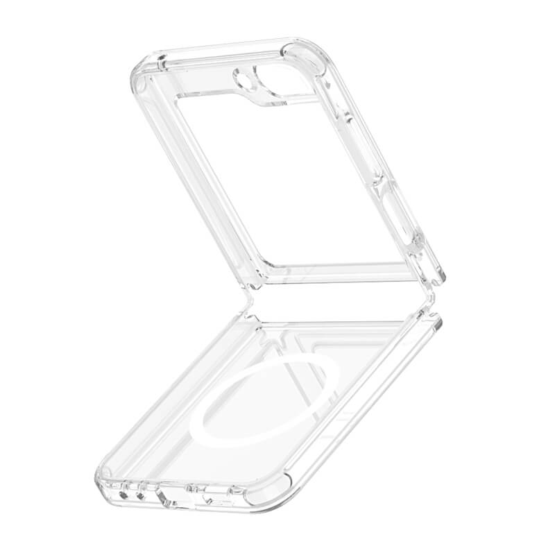 Samsung Galaxy Z Flip 6 Crystal Series Magsafe Sleek Phone Case Clear