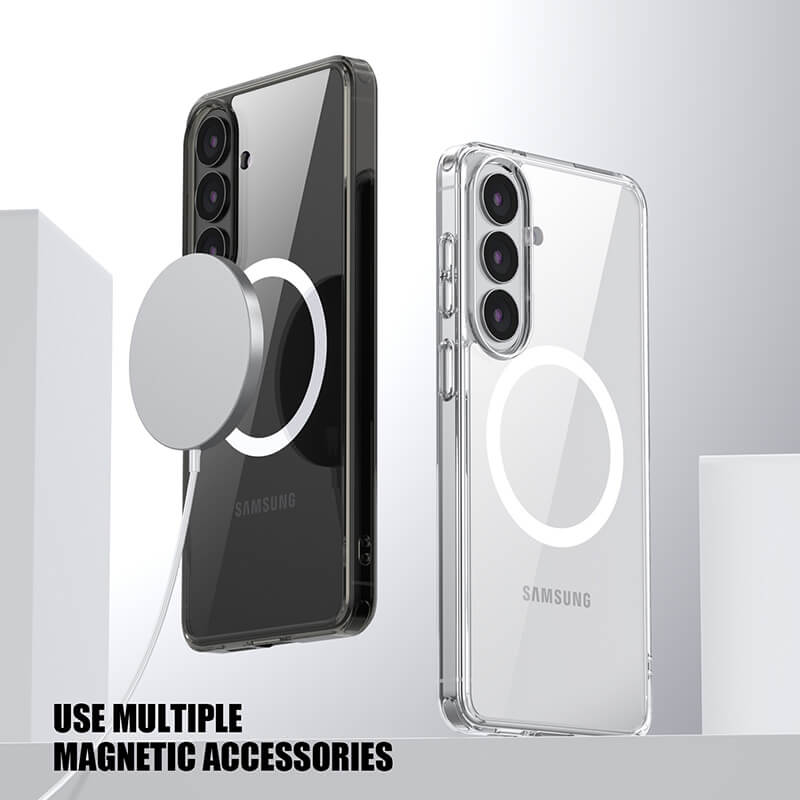 Galaxy S26 Plus 2026 Aurora Series Crystal Magsafe Phone Case Clear