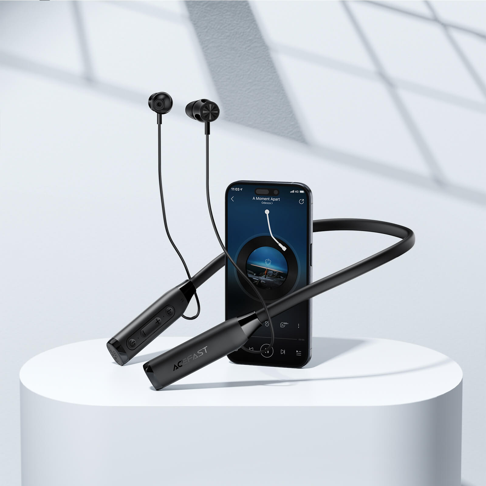 Acefast Neckband Bluetooth Earphones 160 Hour Playback with Gaming Mode N7