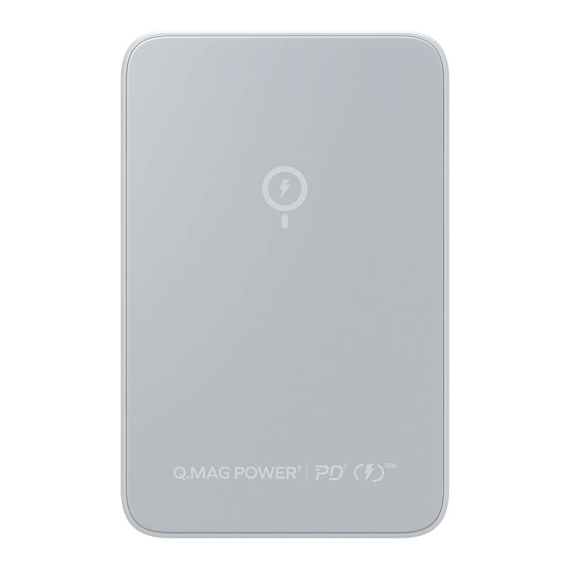 Momax Strong Magsafe Wireless Power Bank with Stand 5000mAh 20W Grey