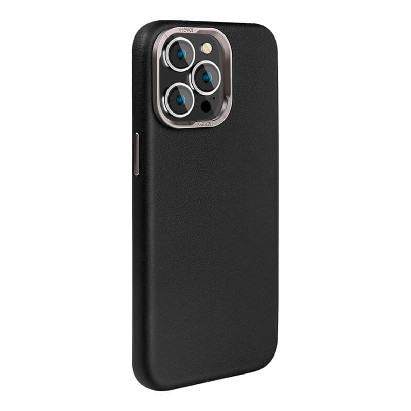 Suitable for iPhone Models Better Enjoyment Series Magnetic Plain Leather Case