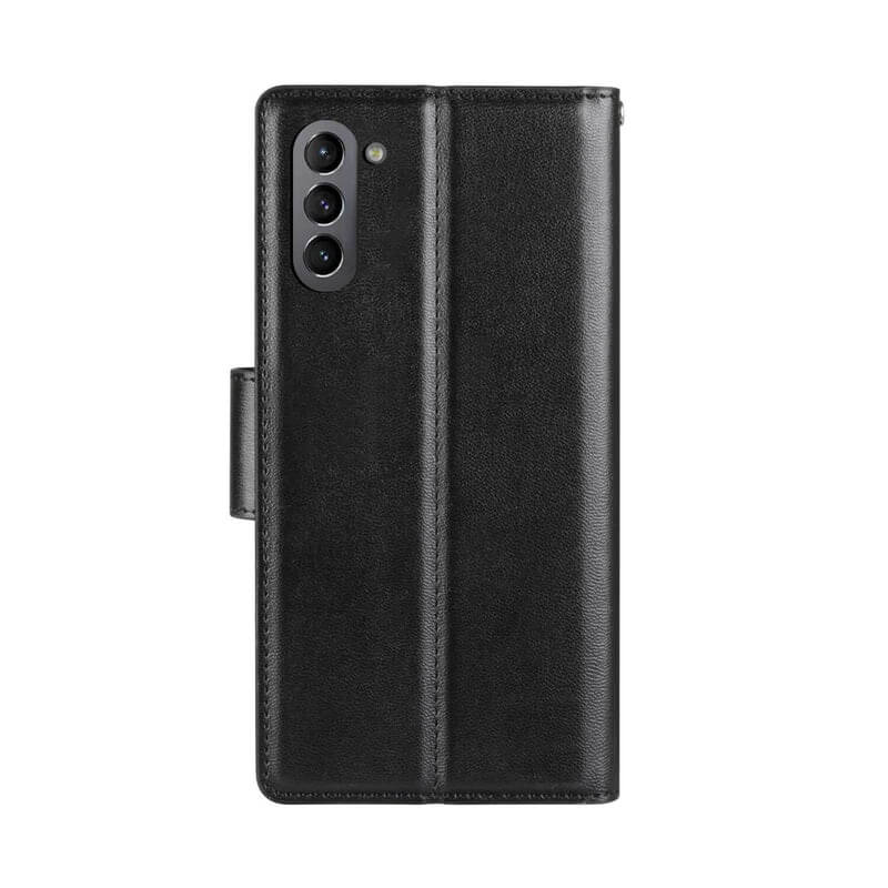 Samsung Galaxy A06 Hanman Mill Series Leather Wallet Flip Case Black