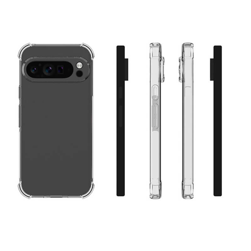 Google Pixel 9 Pro Soft TPU Shockproof Phone Case Clear