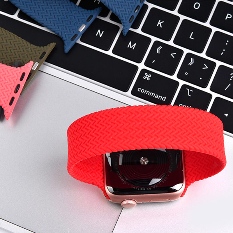 Mobie iWatch Braided Silica Gel Single-Ring Strap 42/44mm W5303