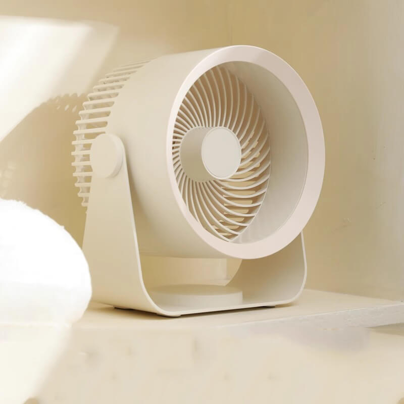 Mobie Multi-Use 180° Angle Adjustable Silent Cyclone Circulation Fan White