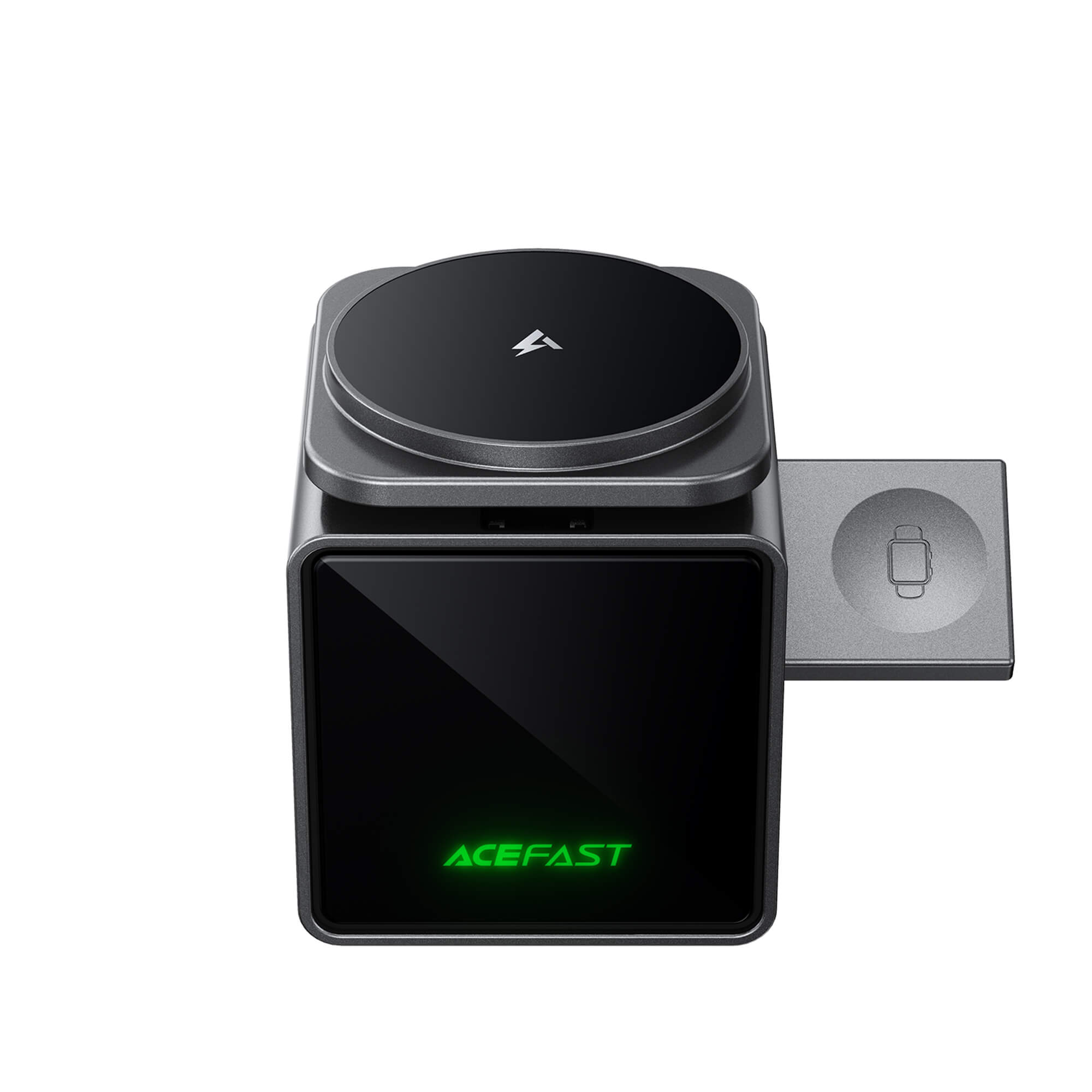 Acefast 3 in 1 Qi Wireless Charger Station with Retractable Cable for Apple Watch E34
