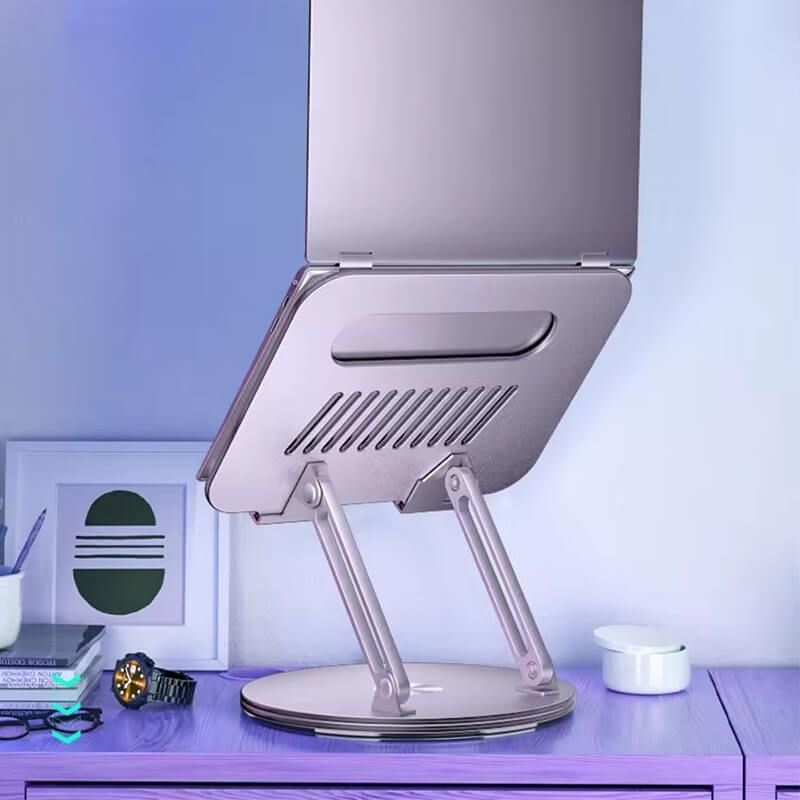 SAIJI Aluminum Alloy 360° Rotating Laptop Stand DT0042