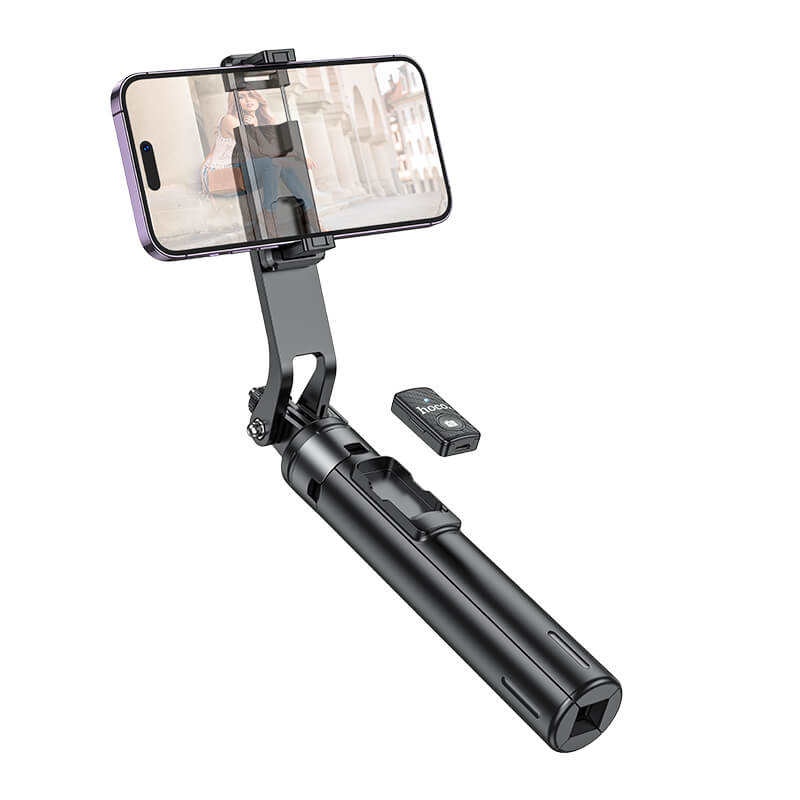 hoco. 2-in-1 Extendable Selfie Stick with QuadPod Stand & Bluetooth Remote K21
