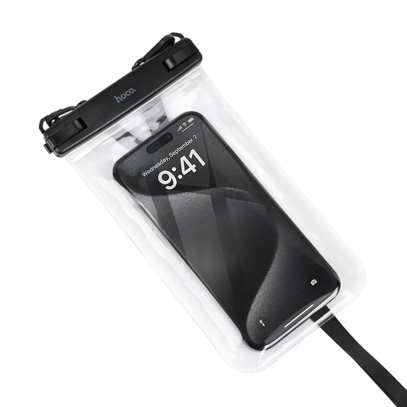 Hoco IP68 Waterproof Transparent Phone Bag with Lanyard HX52