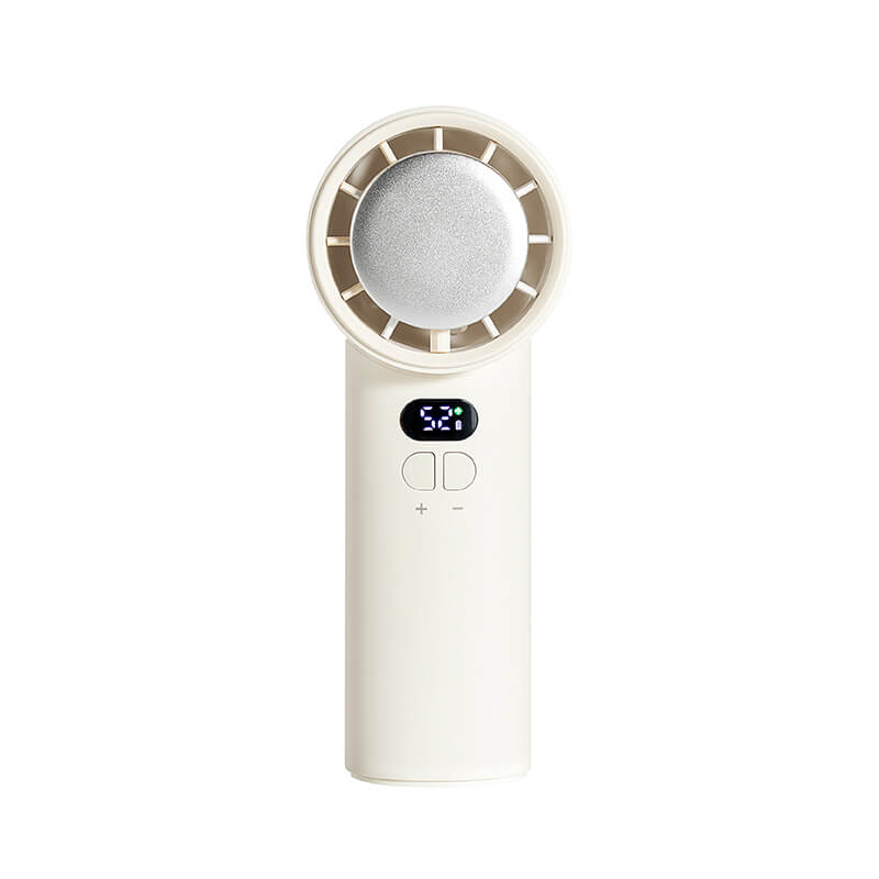 Mobie Mini Portable Handheld High-Speed Fan with 100 Speeds White