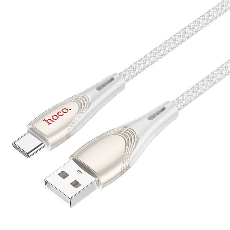 hoco Nylon Braided USB-A to Type-C 3A Charging Data Cable 1.2m U133