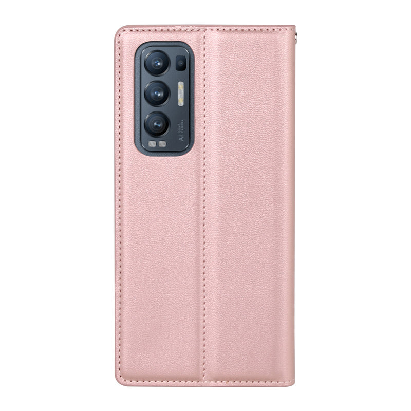 OPPO Find X5 Lite 2022 Hanman Leather Wallet Flip Case Cover