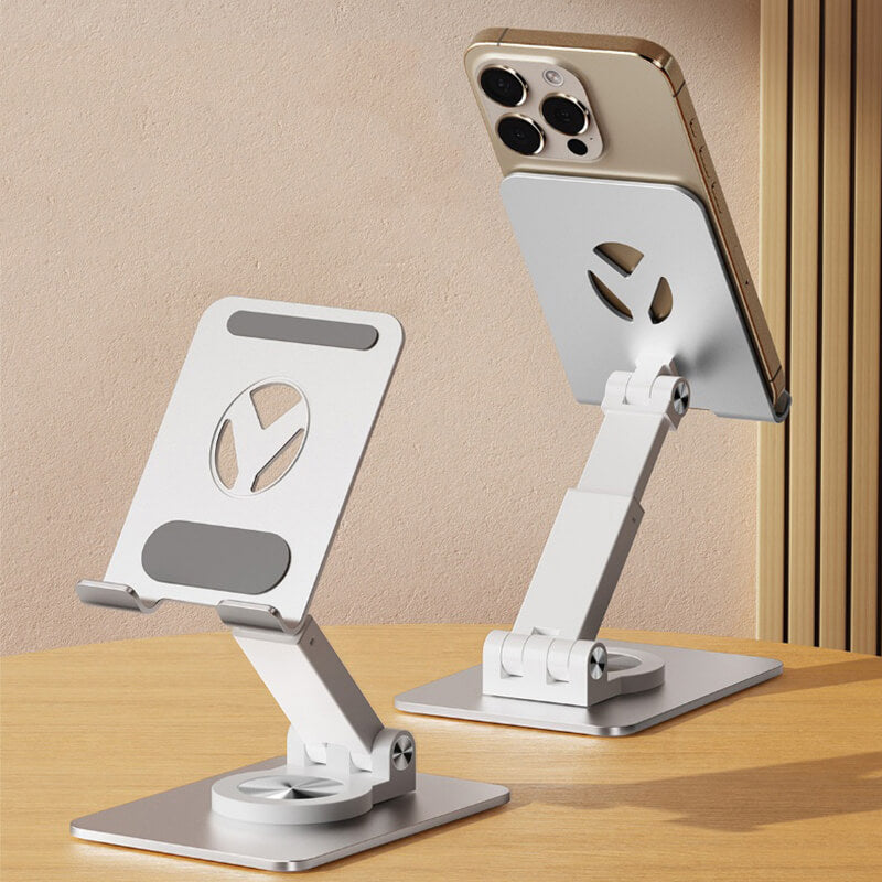 SAIJI Foldable 360° Phone & Tablet Desk Holder Stand