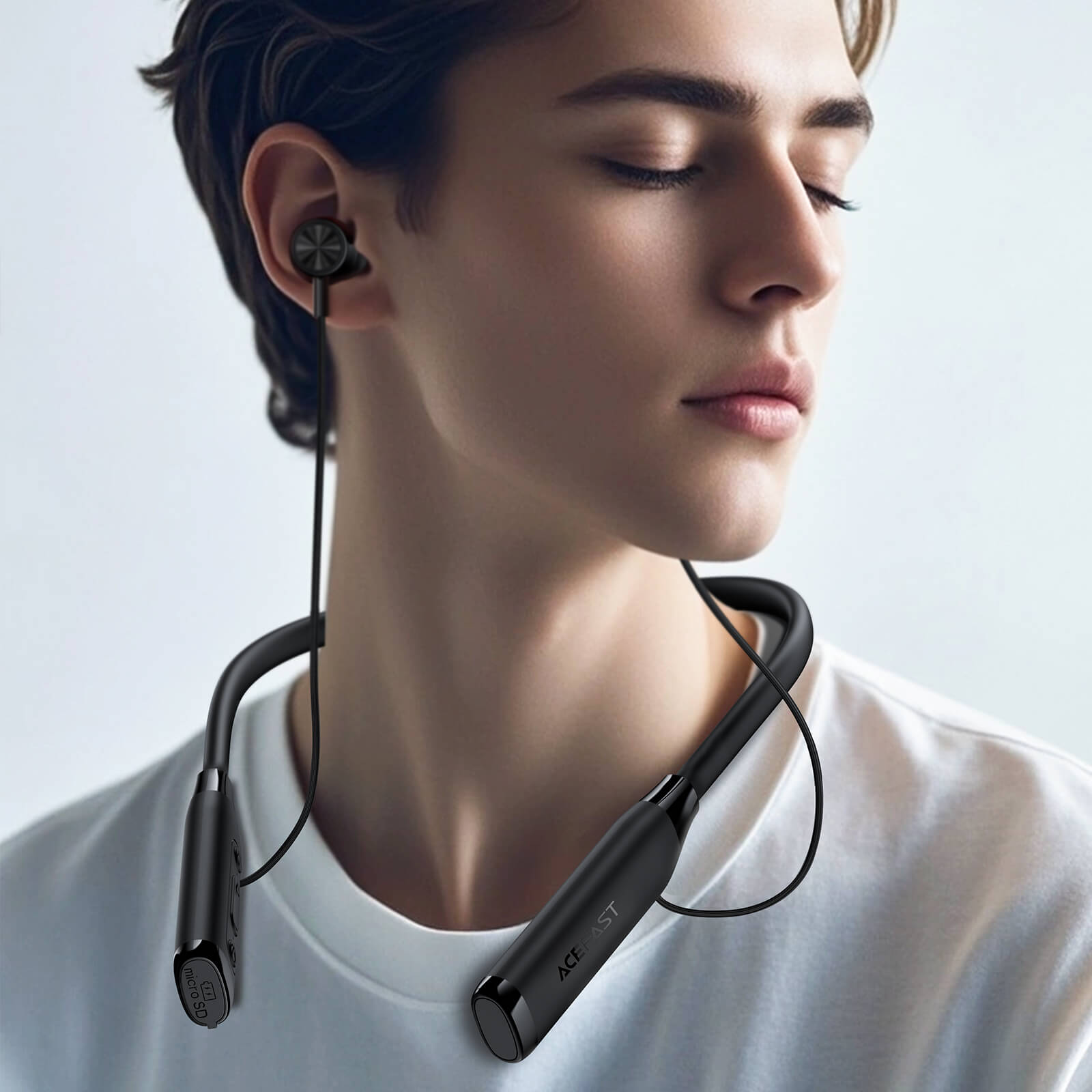 Acefast Neckband Bluetooth Earphones 160 Hour Playback with Gaming Mode N7