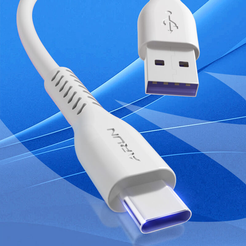 Mobie USB to Type-C Powerflash Series Fast Charging Data Cable 6A 1M White