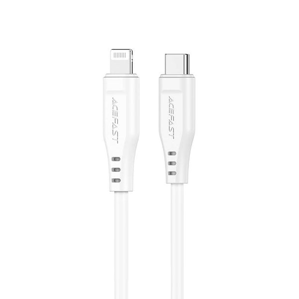 Acefast Type-C to Lightning Fast Charging Cable PD 30W 1.2m White