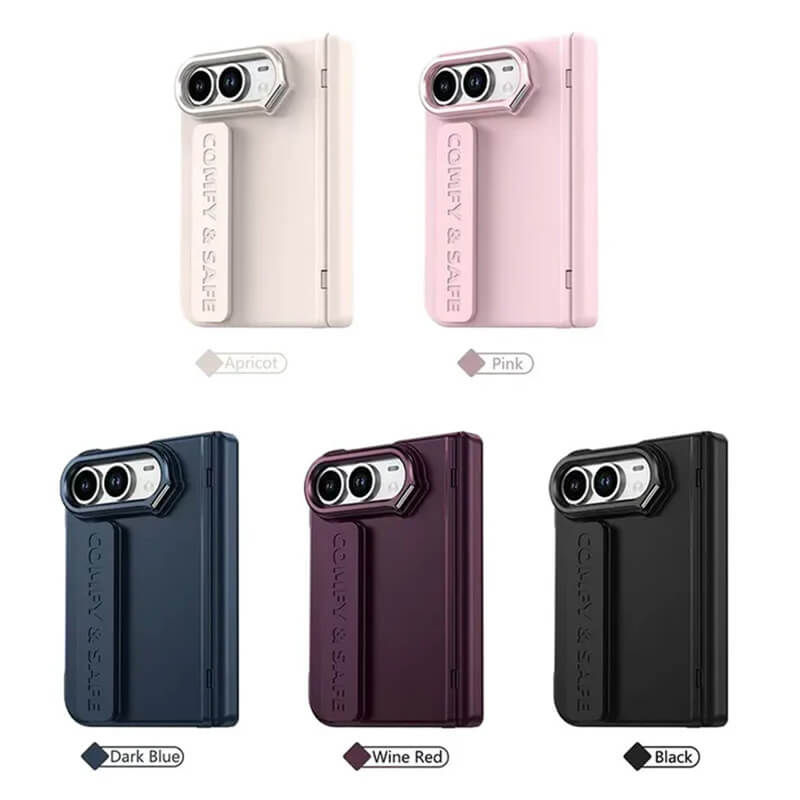 Gripsafe Lens stand Case with Outer Screen Protector Compatible with iPhone Duo