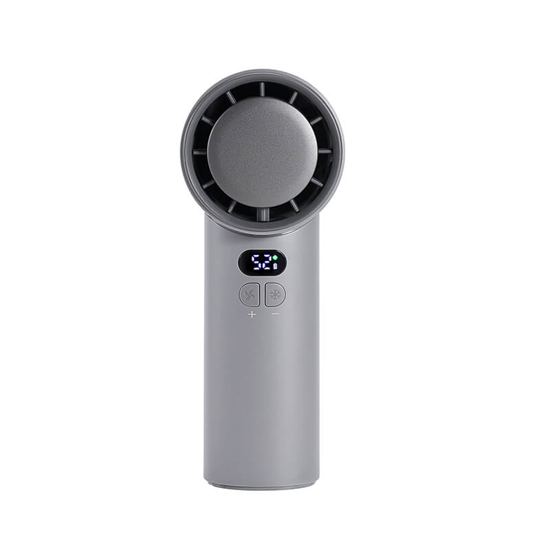 Mobie Mini Portable Handheld High-Speed Fan with 100 Speeds Grey