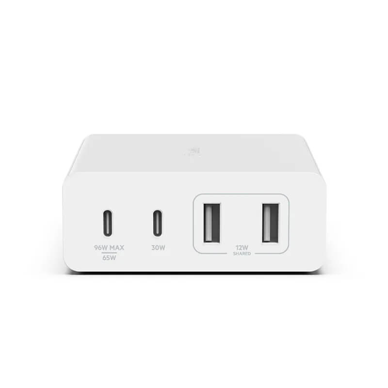 Belkin 108W 4-YSB Port GaN Desktop Charger With Intelligent Power Sharing