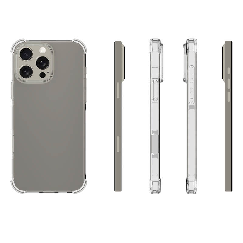 iPhone 16 Soft TPU Shockproof Phone Case Clear