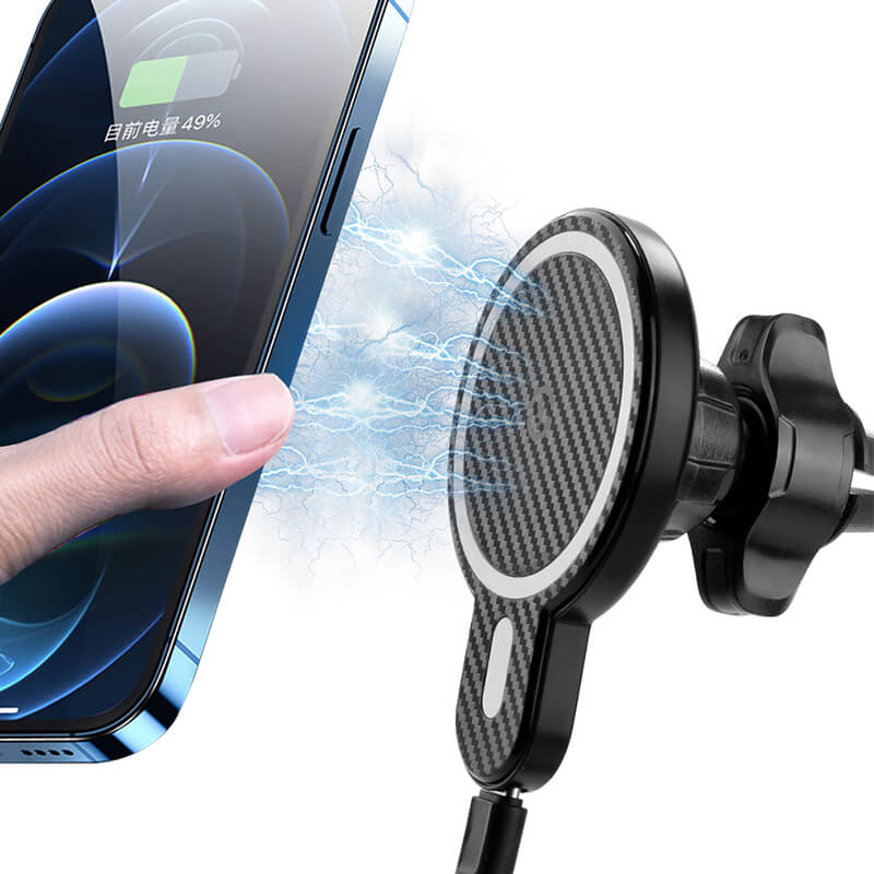 Mobie Vent Magnetic 15W Fast Car Mount Wireless Charger WS33