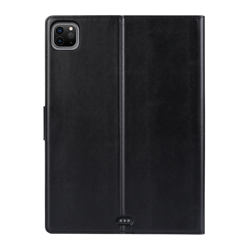 Samsung Galaxy Tab S10 Hanman Leather Wallet Flip Case Cover Black