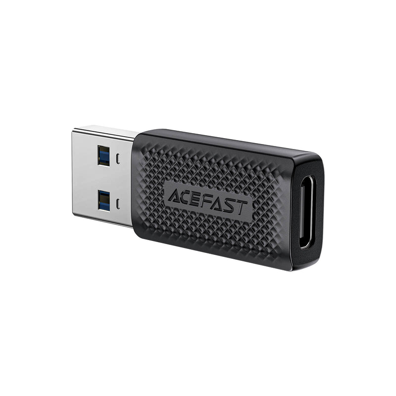 Acefast Charge & Transfer USB Male to Type-C Female Adapter USB 3.0 J2 Black