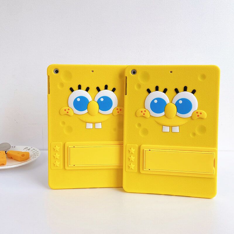 iPad Air 1th 9.7" 2013  Q Uncle Spongebob Silicone iPad Case