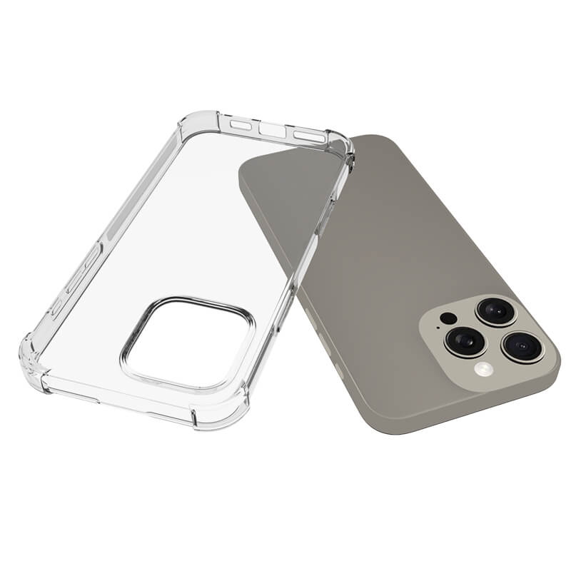 iPhone 16 Pro Soft TPU Shockproof Phone Case Clear