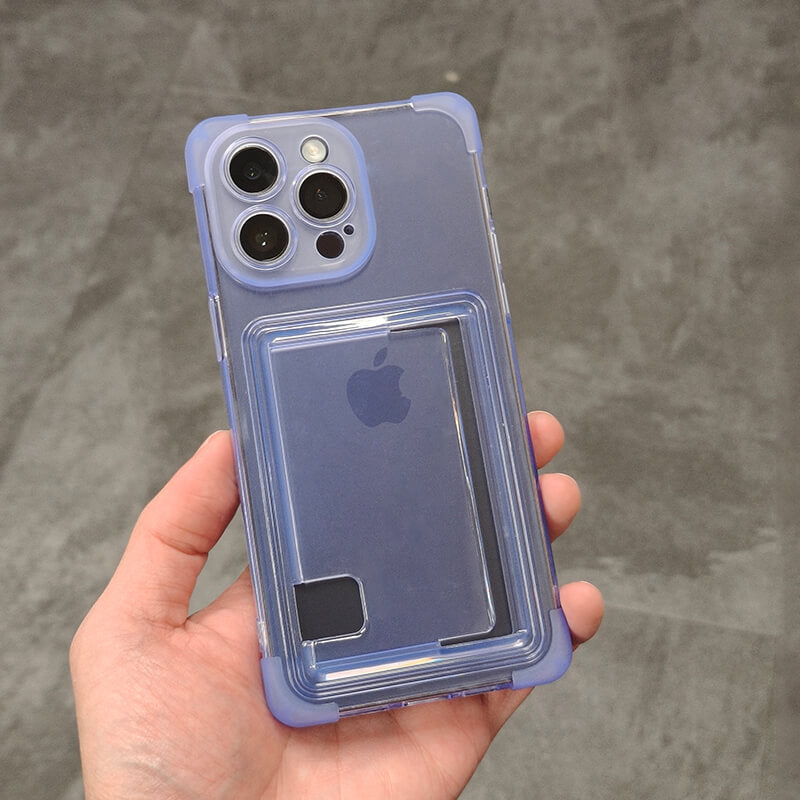 iPhone XR Anti Drop Phone Case with Card Pocket