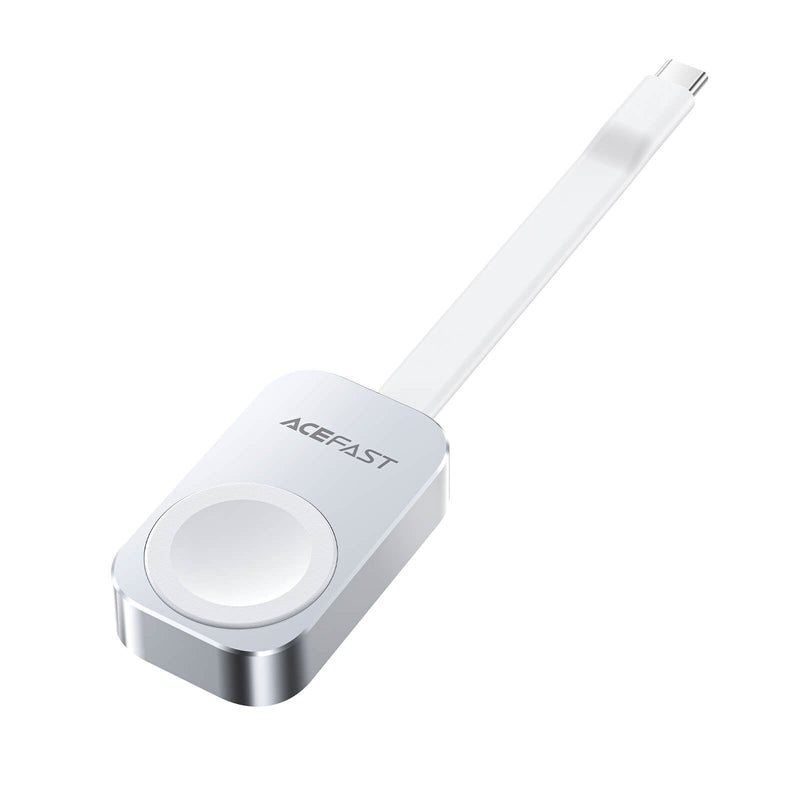 Acefast Apple Watch Mini Magnetic Wireless Charger With Type-C Cable E21 White