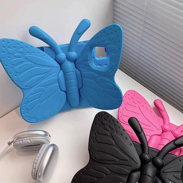 iPad 6th 9.7" 2018 3D Foldable Butterfly Stand Shockproof Case