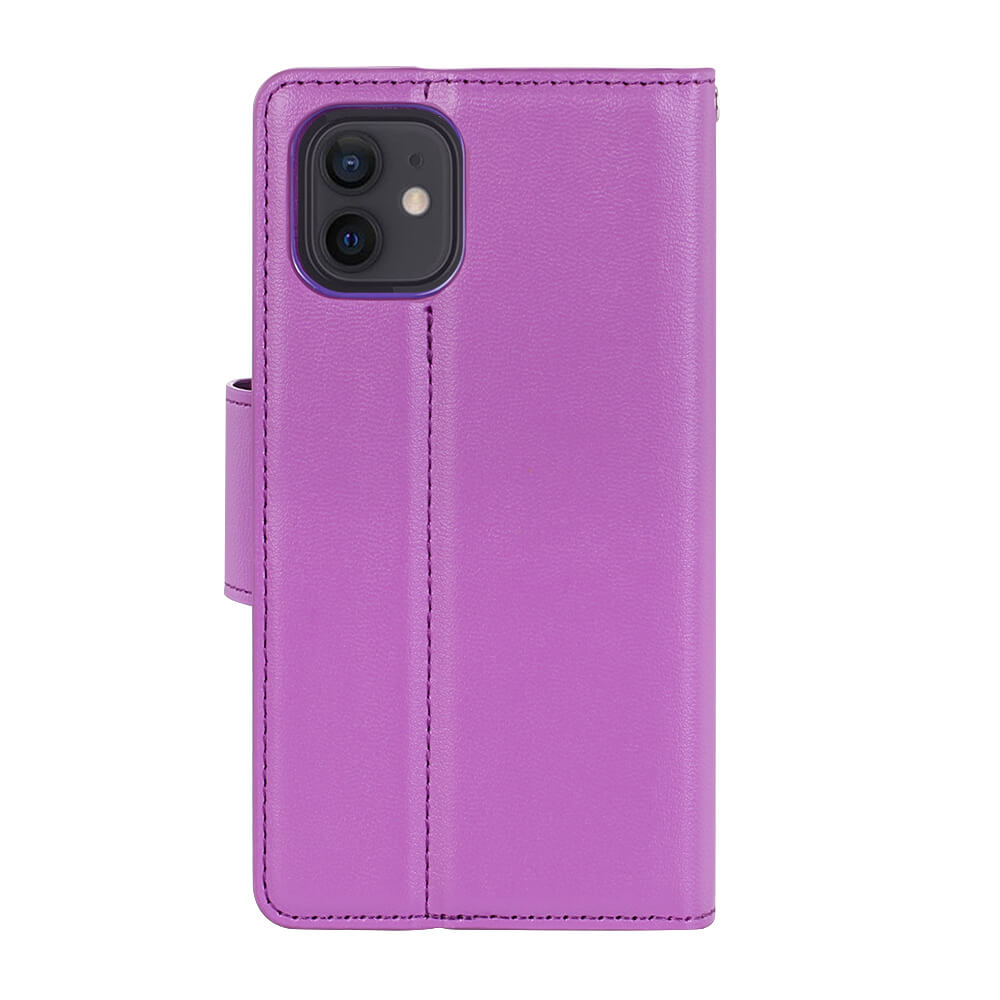 iPhone 16e Hanman Mill Series Leather Wallet Flip Case
