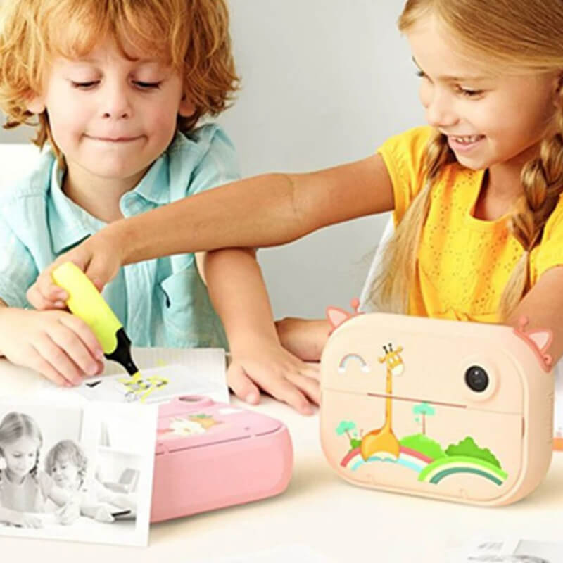 Fade-Resistant Thermal Printing Paper for Kids' Cameras 1 Box (5 Rolls)
