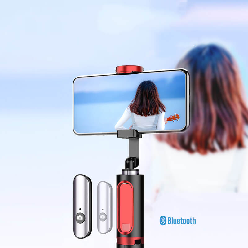 Mobie 360° Rotation Remote Bluetooth Aluminum Selfie Stick Tripod M18