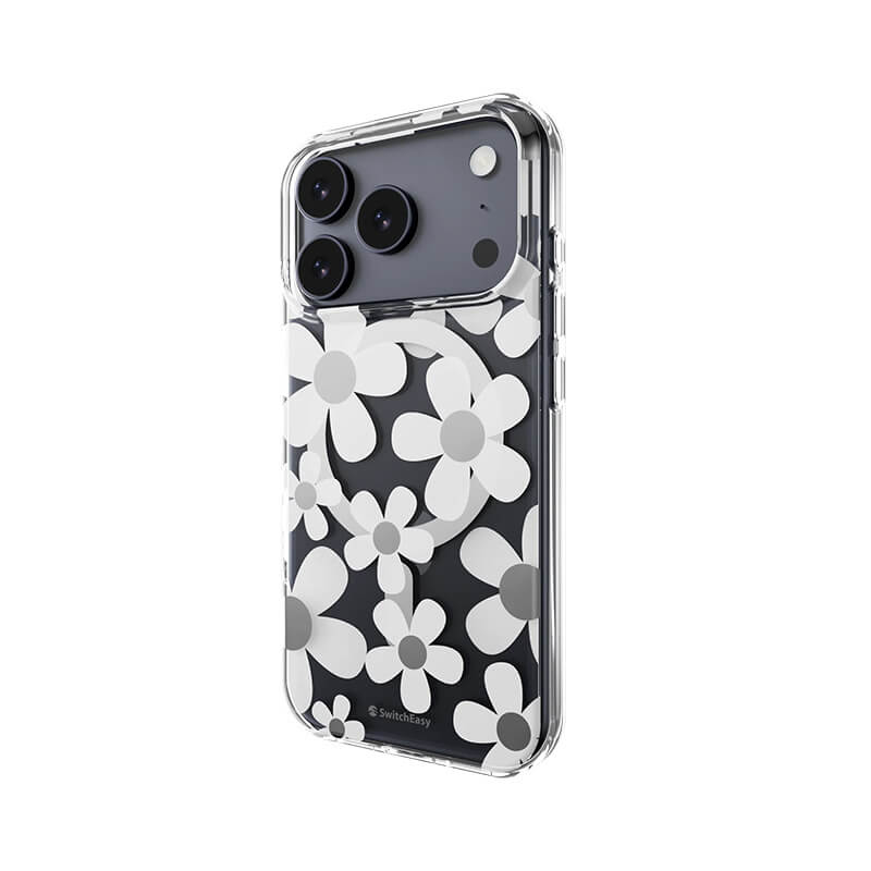 iPhone 17 Pro Max Fleur 3D Patterned Series Shockproof MagSafe Phone Case