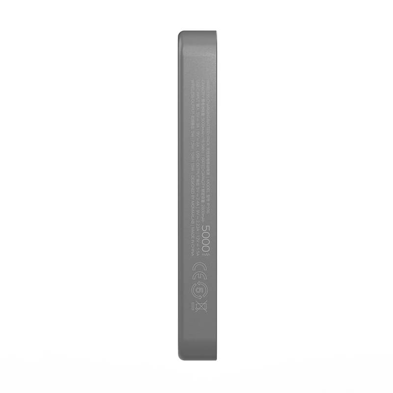 Momax Ultra Slim Magsafe Wireless Power Bank 5000mAh 20W Grey