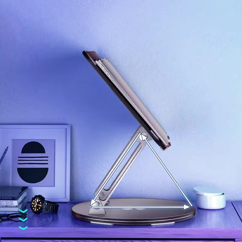 SAIJI Aluminum Alloy 360° Rotating Laptop Stand DT0042
