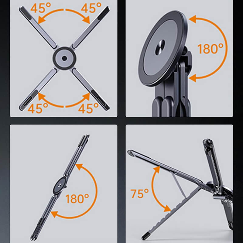 Mobie All in One Magnetic Foldable Stand for Phone Tablet Laptop E05