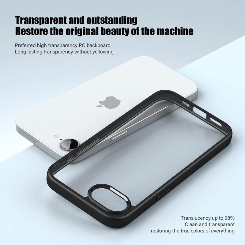 iPhone 16e CrystalGuard Series Transparent Shockproof Phone Cover